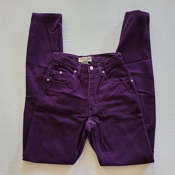 LONDONJEAN Denim - Vintage Purple Straight Leg London Jean 100% Cotton Denim Midrise Mom Jeans